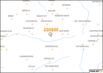 map of Gonbar