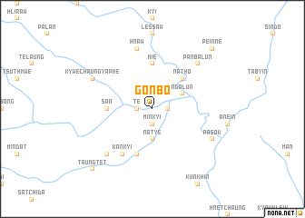 map of Gônbo