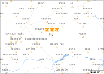 map of Gonbré