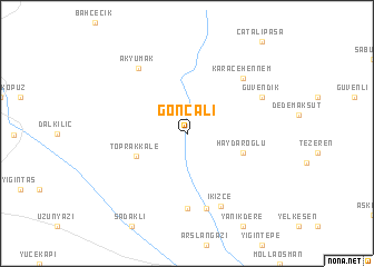 map of Goncalı