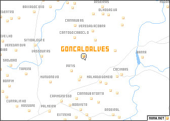 map of Gonçalo Alves