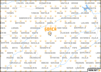 map of Gonça