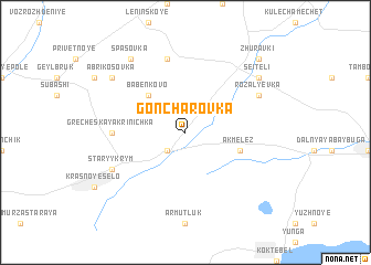 map of Goncharovka