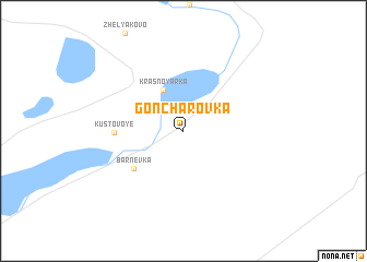 map of Goncharovka