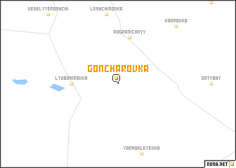 map of Goncharovka