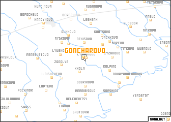 map of Goncharovo