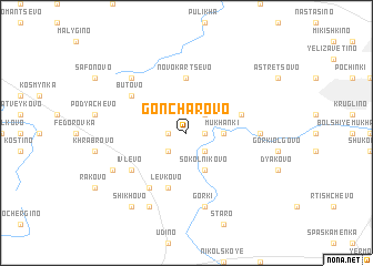 map of Goncharovo
