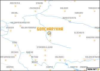 map of Goncharykha