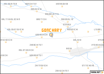 map of Gonchary