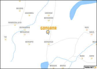 map of Gondana