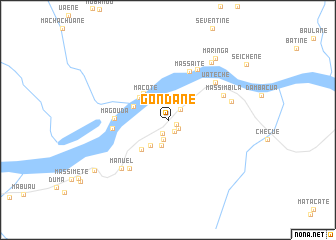map of Gondane