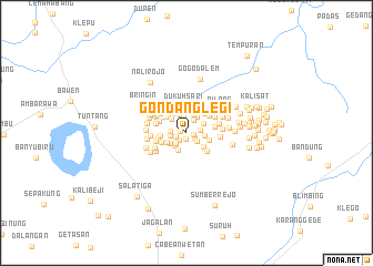 map of Gondanglegi