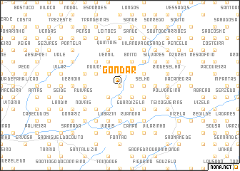 map of Gondar