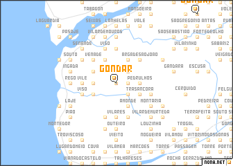 map of Gondar