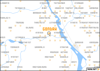 map of Gondaw