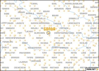 map of Gonda