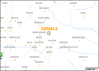 map of Gondele