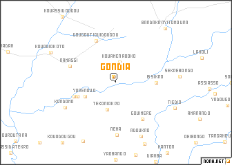 map of Gondia