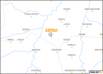 map of Gondi I