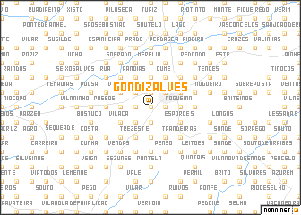 map of Gondizalves