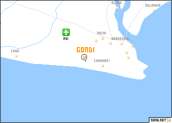 map of Gondi