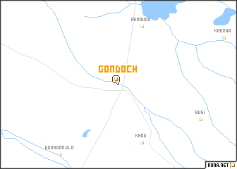 map of Gondoch