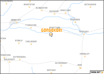 map of Gondokori