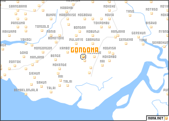 map of Gondoma