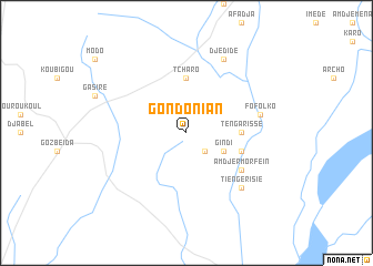 map of Gondonian