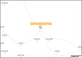 map of Gondo Ogorou