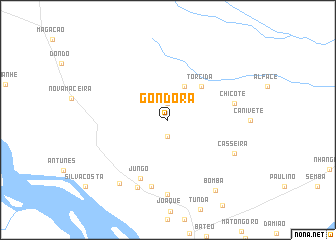 map of Gondora