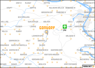 map of Gondorf