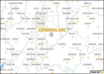 map of Gondowulung