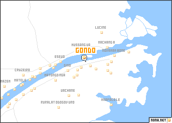 map of Gondo