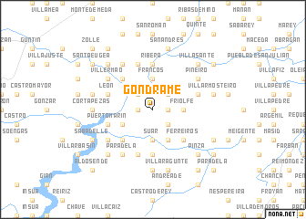 map of Gondrame