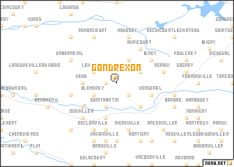 map of Gondrexon
