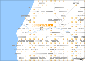 map of Gondrozeira