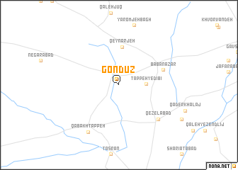 map of Gondūz