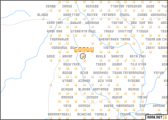 map of Gondu