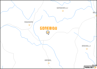 map of Gonebidu