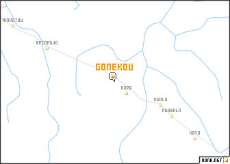 map of Gonékou