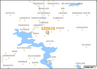 map of Gonevo