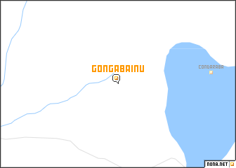 map of Gonga Bainu