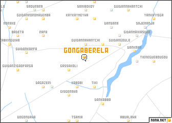 map of Gonga Béréla