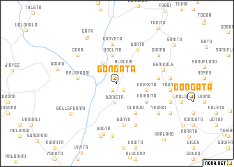 map of Gongata