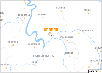 map of Gongba