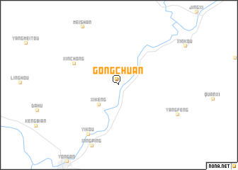 map of Gongchuan