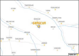 map of Gongcun