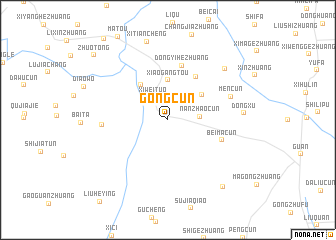 map of Gongcun