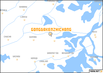 map of Gongdakenzhichang